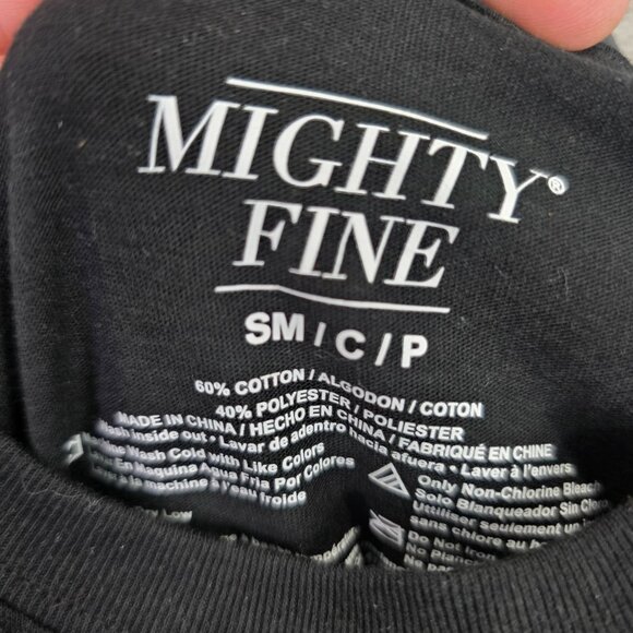 Womens Mighty Fine Black Leopard Print Pumpkin T Shirt Short Sleeve Halloween S - Picture 2 of 5